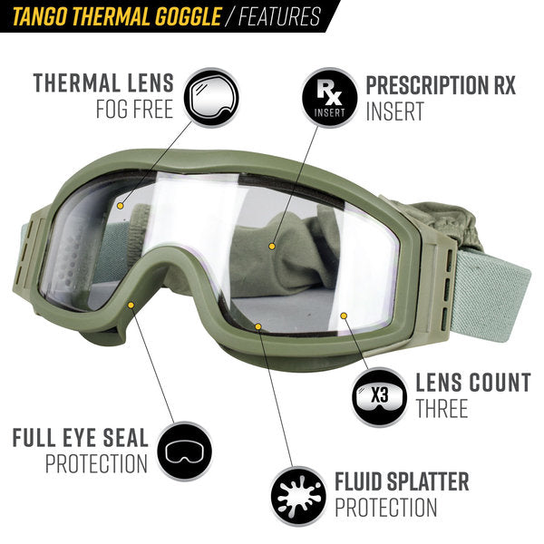 Valken Tango Thermal Airsoft Goggles Valken Tango Thermal Airsoft Goggles
